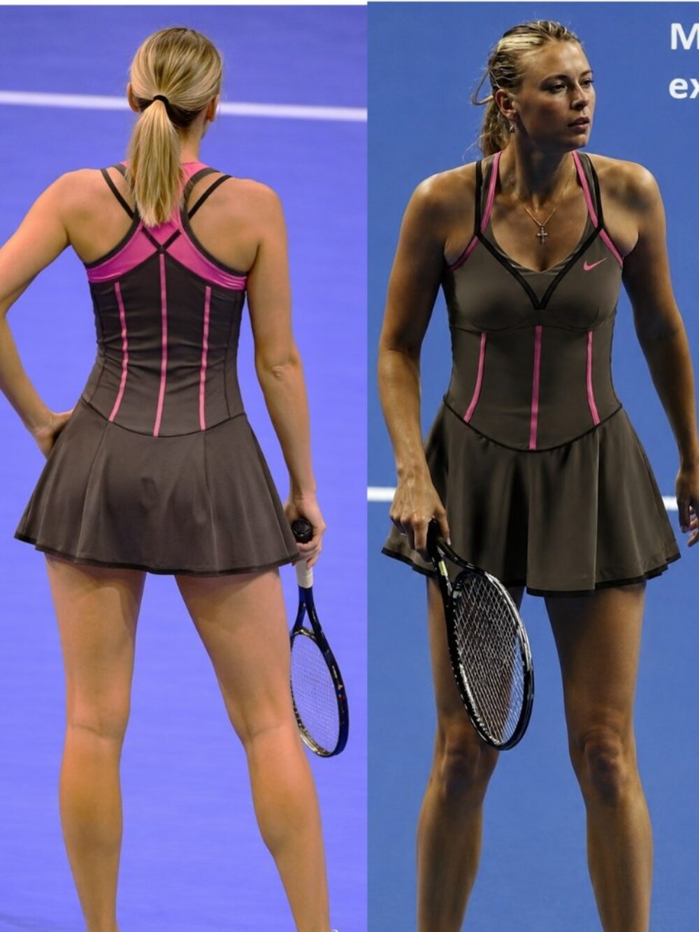 NWT Maria Sharapova Nike Tennis Dress w/ Bra Pleated skirt M Medium